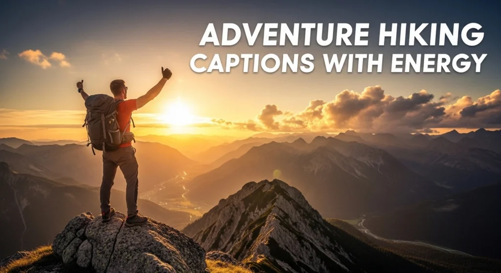 Adventure Hiking Captions With Energy