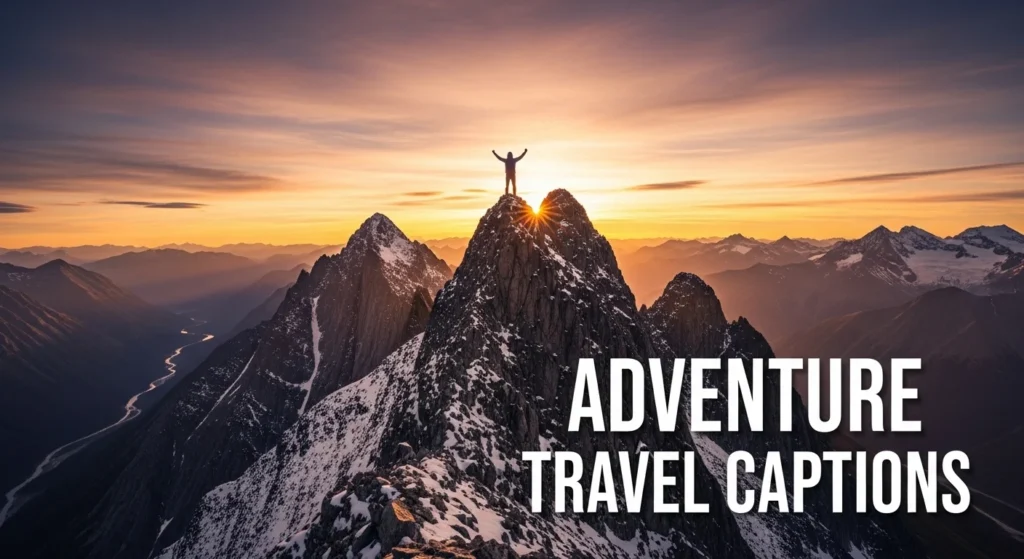 Adventure Travel Captions