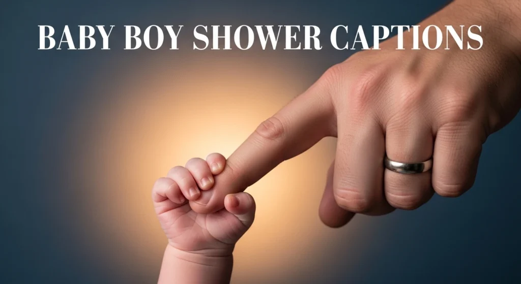 Baby Boy Shower Captions
