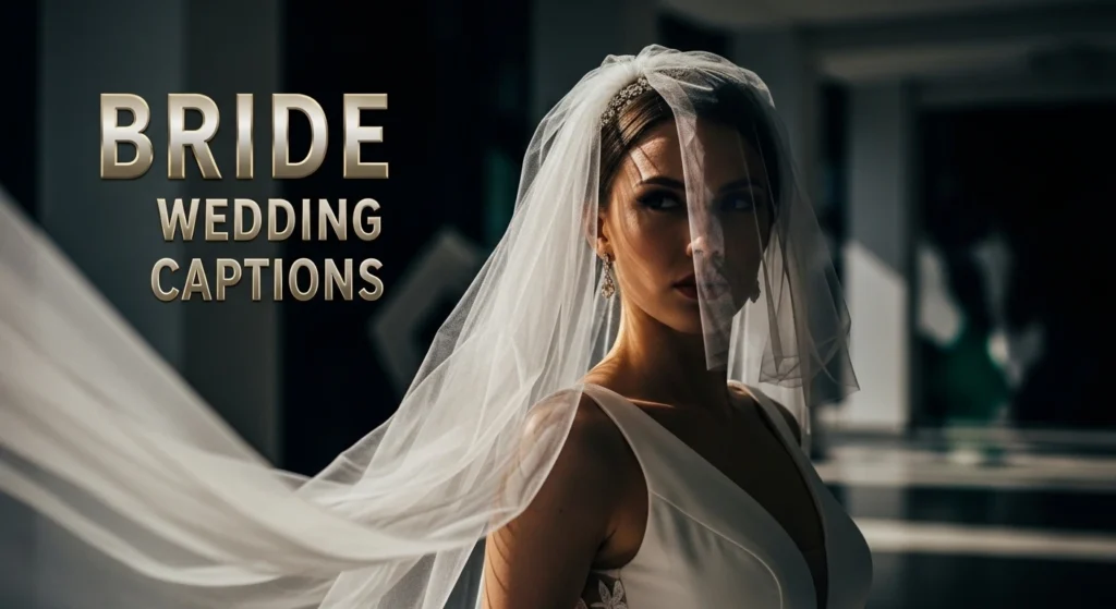 Bride Wedding Captions