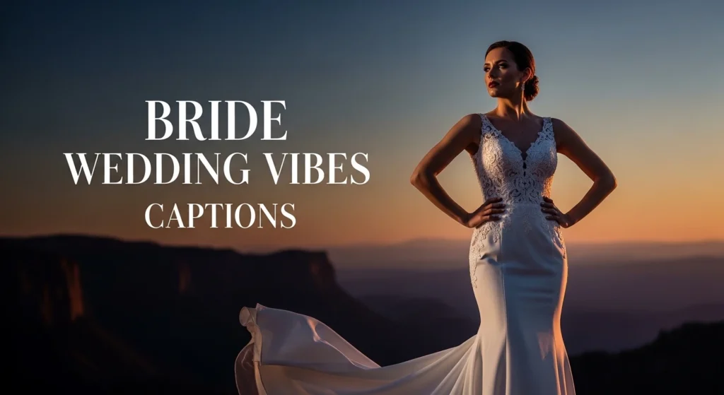 Bride Wedding Vibes Captions