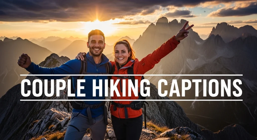 Couple Hiking Captions