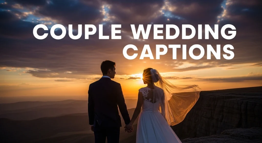 Couple Wedding Captions