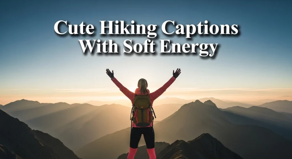 Cute Hiking Captions With Soft Energy