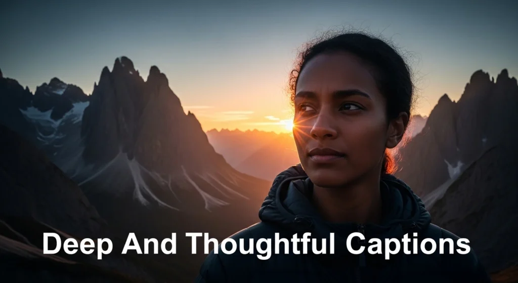 Deep And Thoughtful Captions