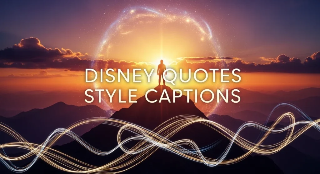 Disney Quotes Style Captions