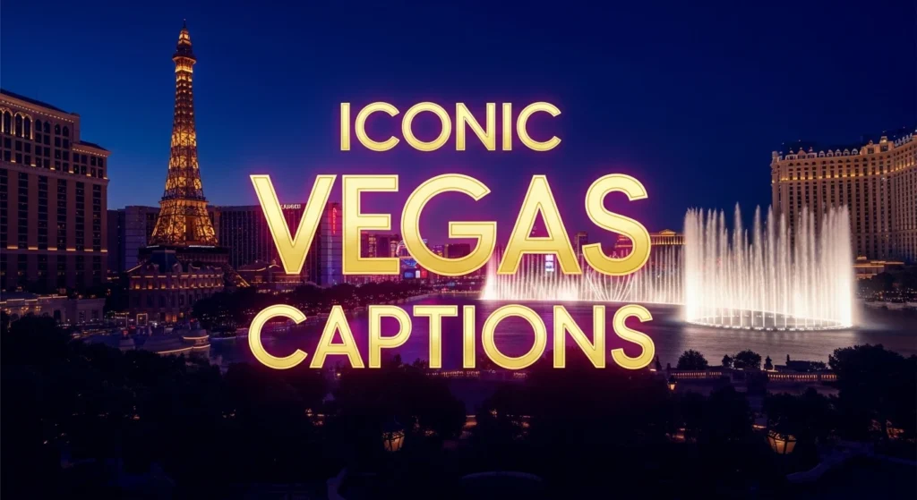 Iconic Vegas Captions