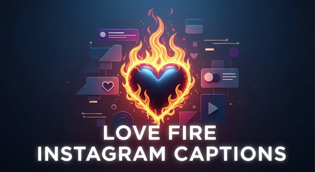 Love Fire Instagram Captions