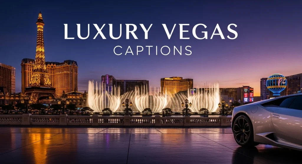 Luxury Vegas Captions