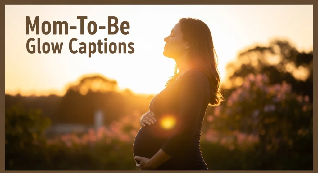Mom-To-Be Glow Captions