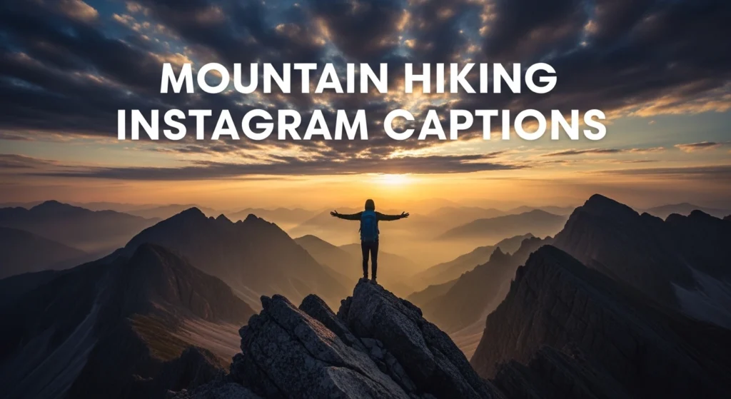 Mountain Hiking Instagram Captions