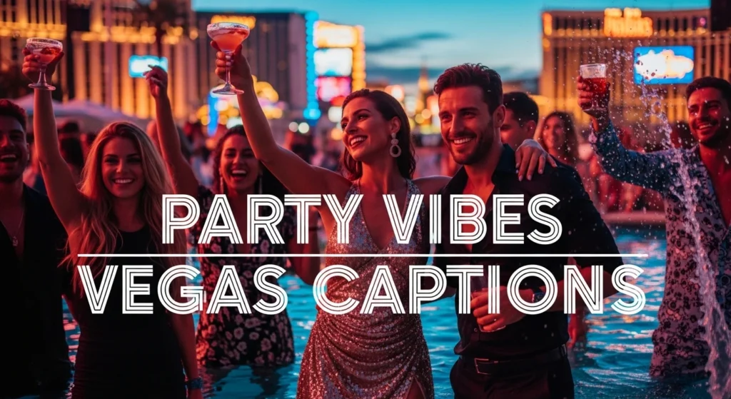 Party Vibes Vegas Captions