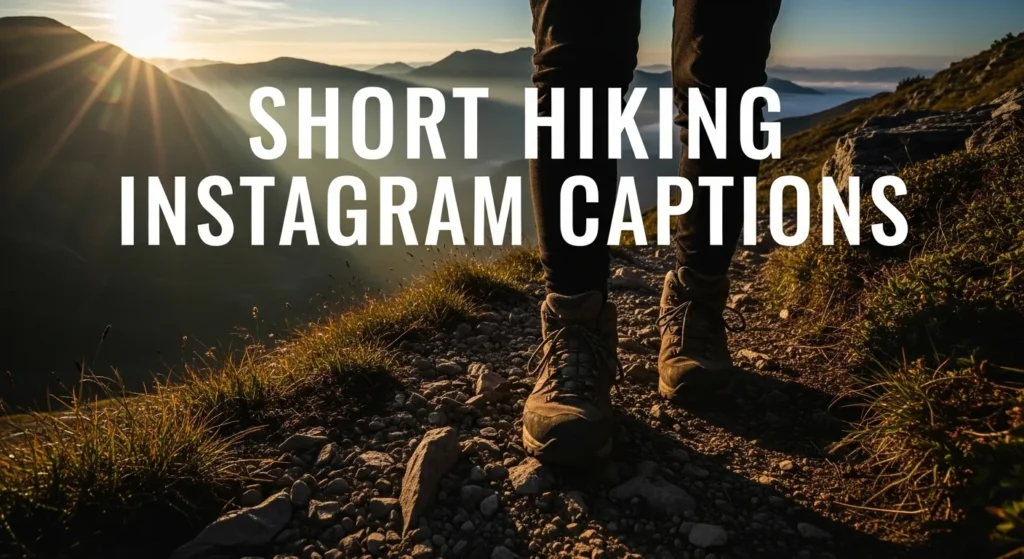 Short Hiking Instagram Captions
