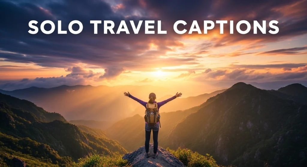 Solo Travel Captions