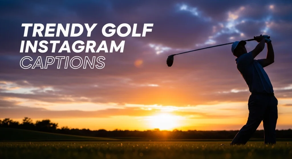 Trendy Golf Instagram Captions
