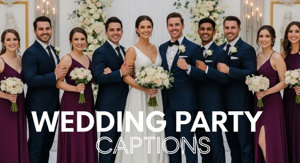 Wedding Party Captions