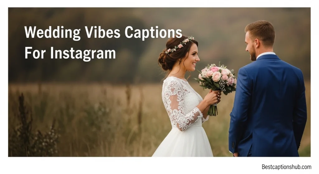 Wedding Vibes Captions For Instagram