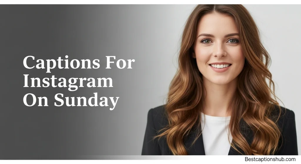 Captions For Instagram On Sunday