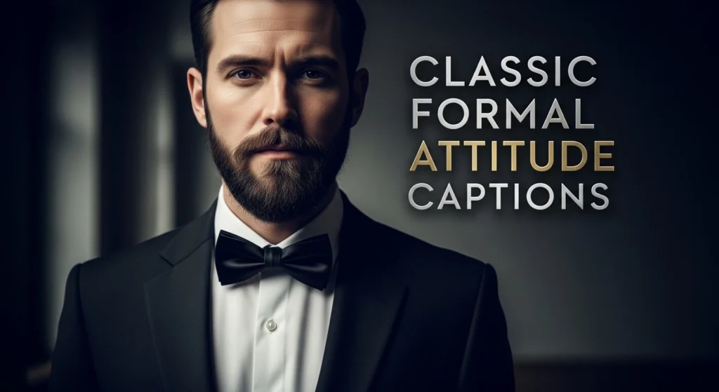 Classic Formal Attitude Captions