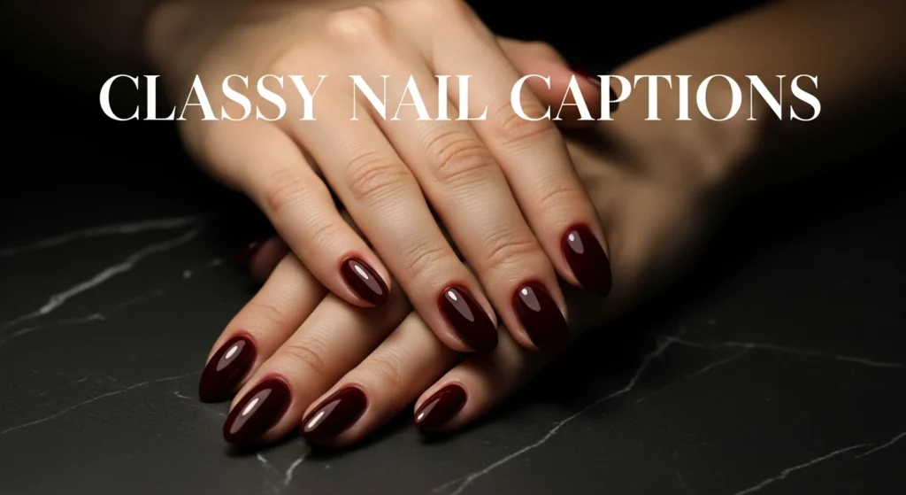 Classy Nail Captions