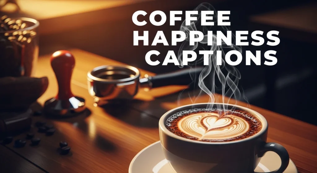 Coffee Happiness Captions
