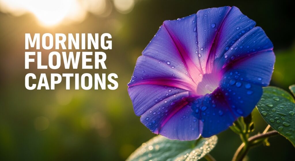 Morning Flower Captions
