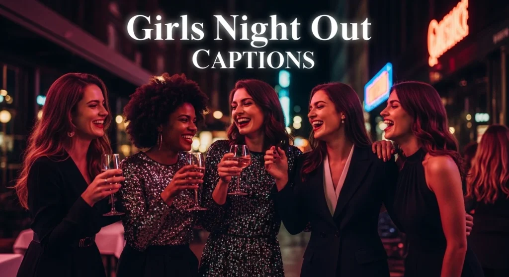 Girls Night Out Captions