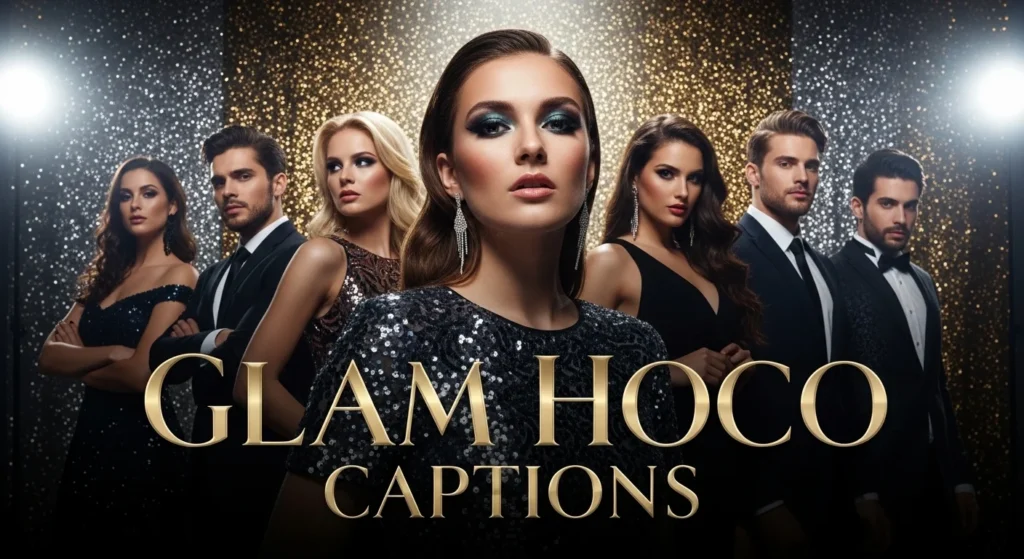 Glam Hoco Captions