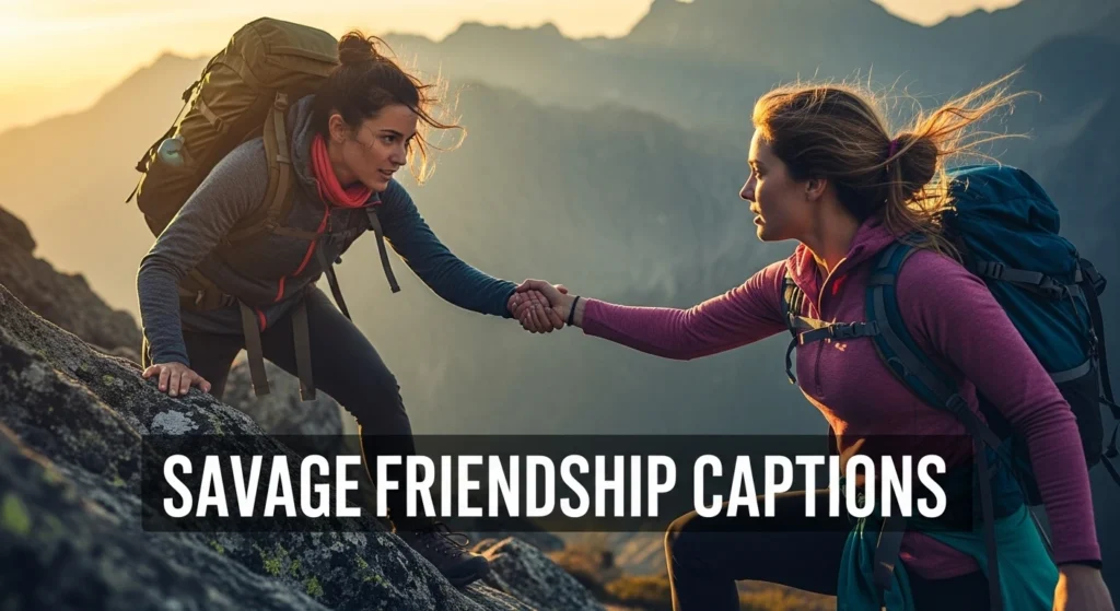 Savage Friendship Captions