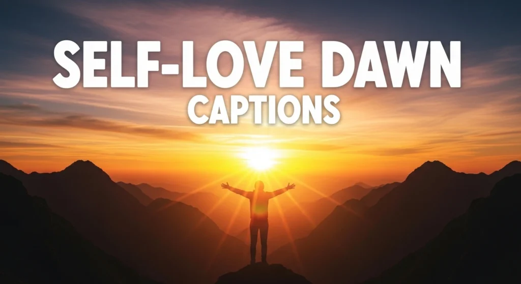 Self-Love Dawn Captions