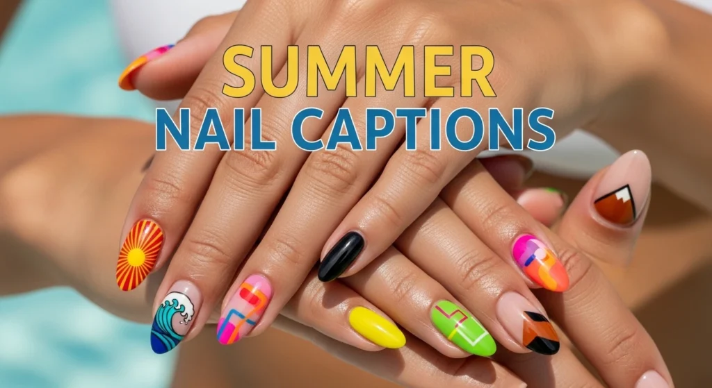Summer Nail Captions