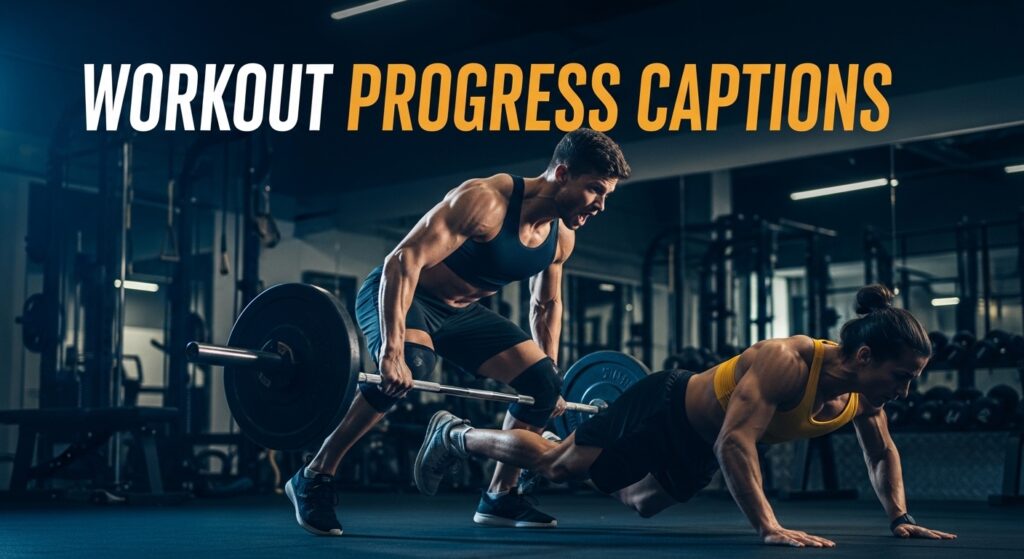 Workout Progress Captions