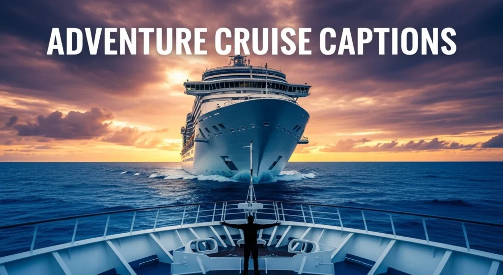 Adventure Cruise Captions