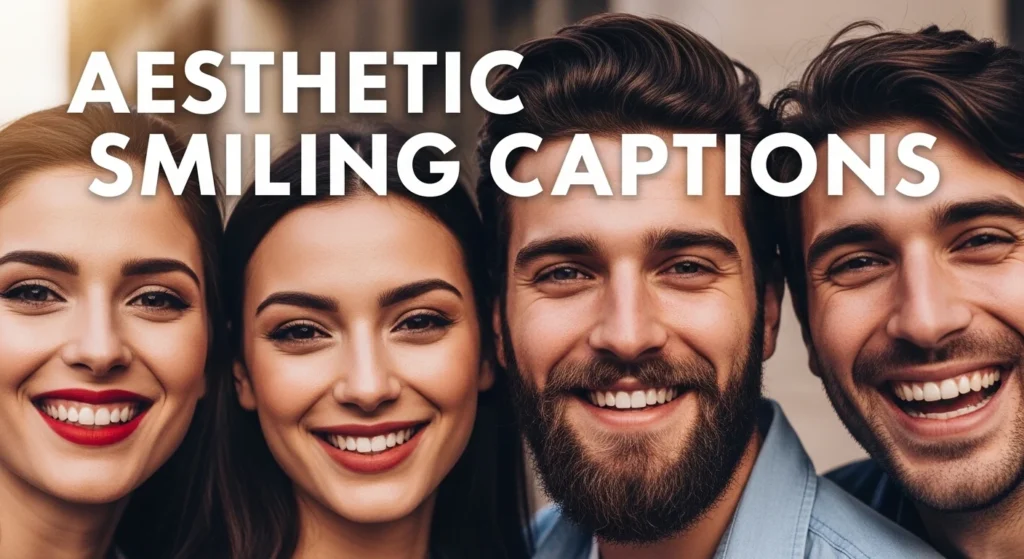Aesthetic Smiling Captions