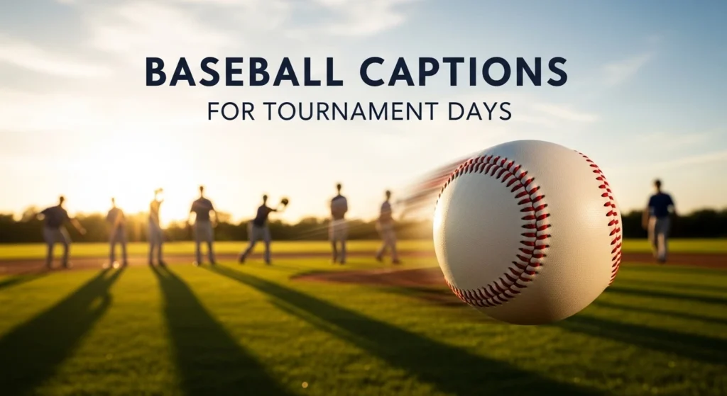 Baseball Captions For Tournament Days