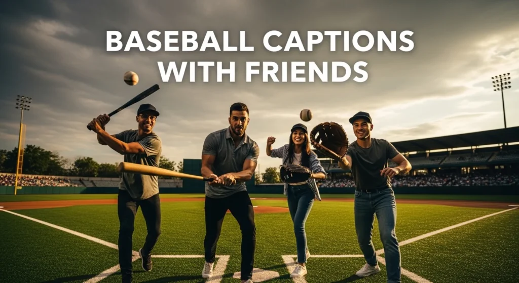 Baseball Captions With Friends