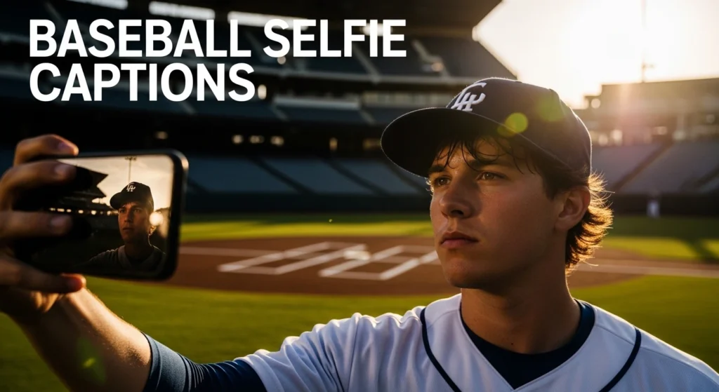 Baseball Selfie Captions