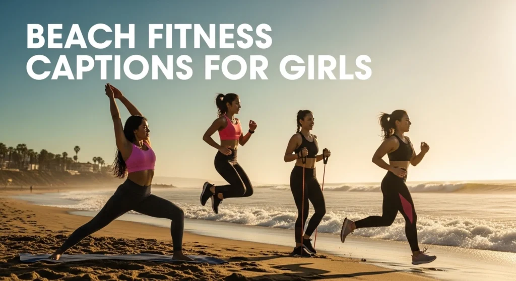 Beach Fitness Captions For Girls