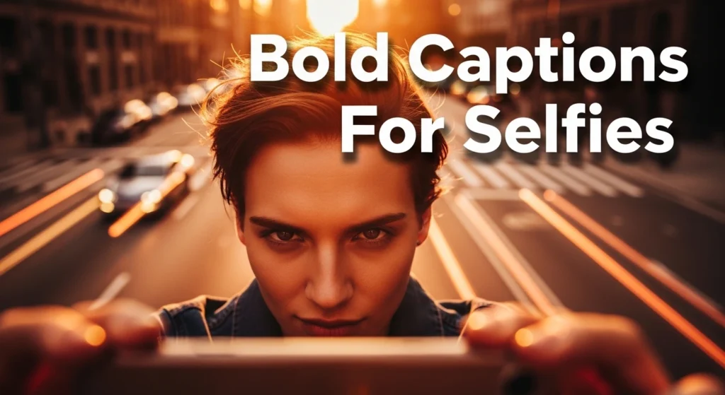 Bold Captions For Selfies