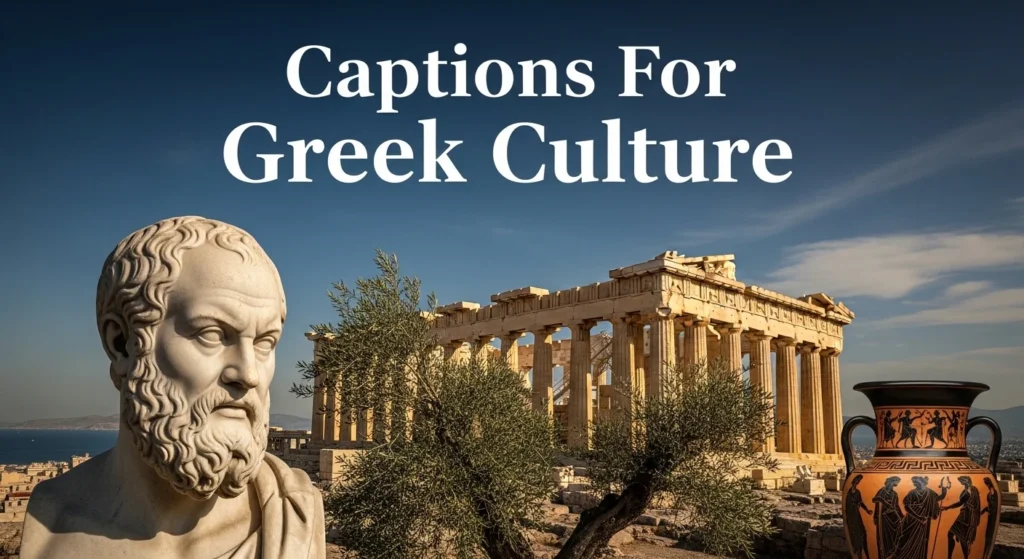 Captions For Greek Culture