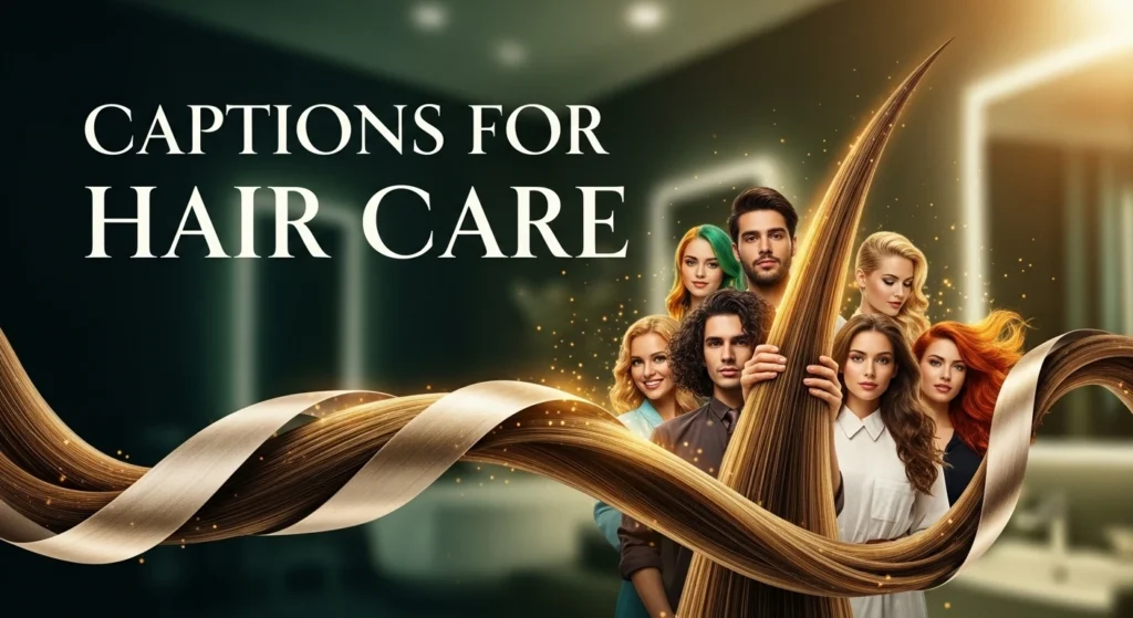 Captions for Hair Care