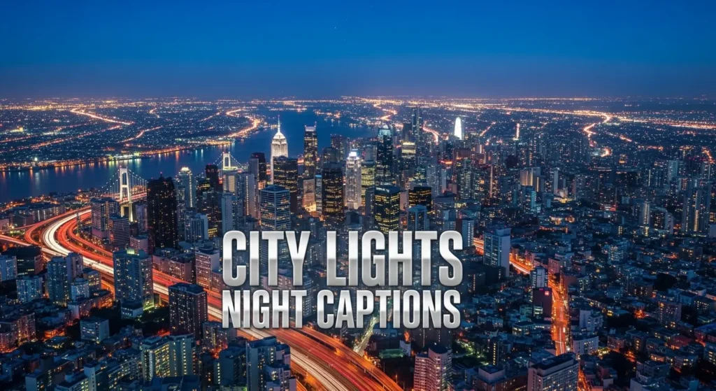 City Lights Night Captions