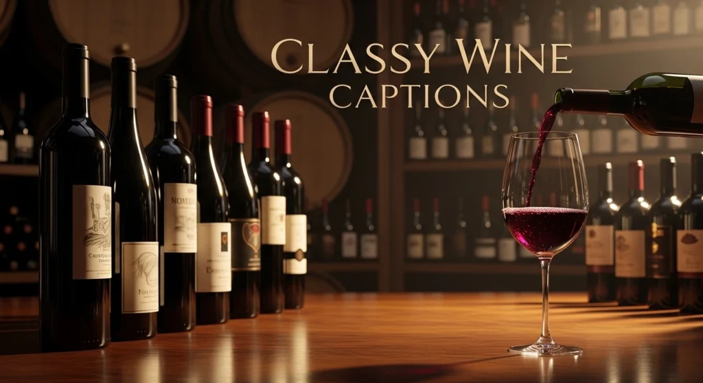 Classy Wine Captions