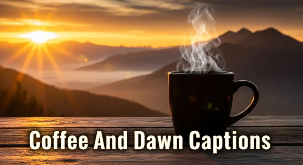 Coffee And Dawn Captions
