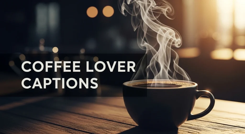 Coffee Lover Captions