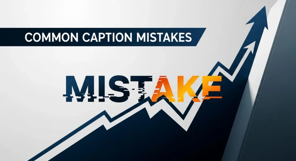 common caption mistakes