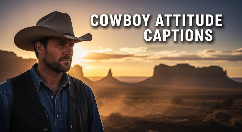 Cowboy Attitude Captions