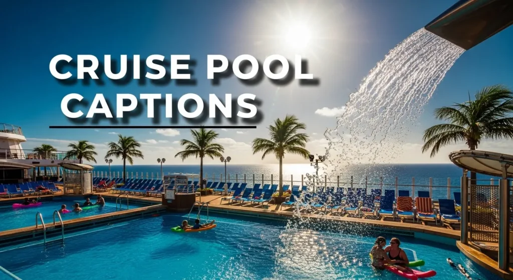 Cruise Pool Captions