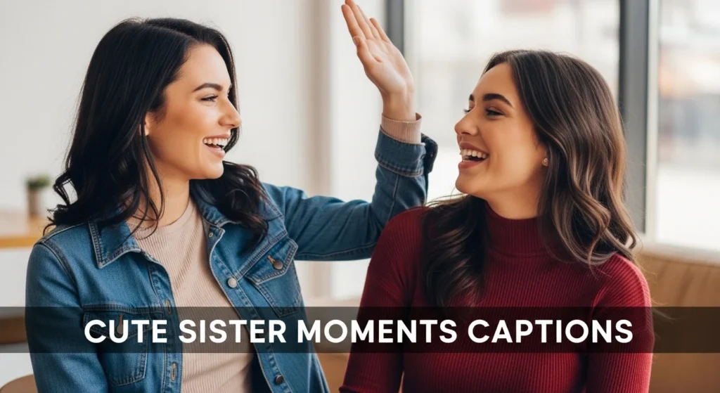 Cute Sister Moments Captions