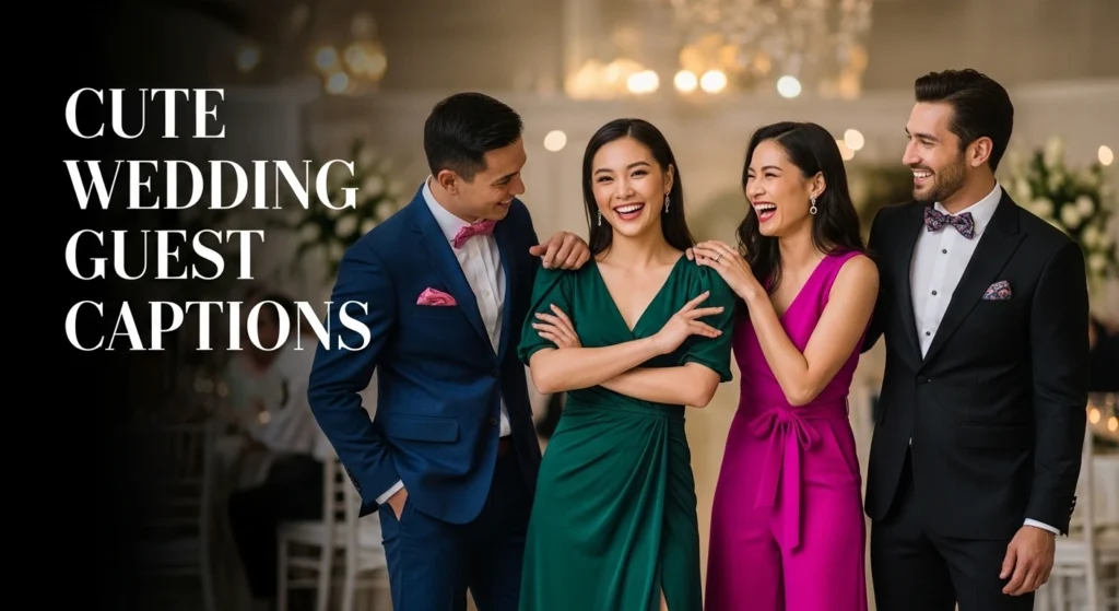 Cute Wedding Guest Captions